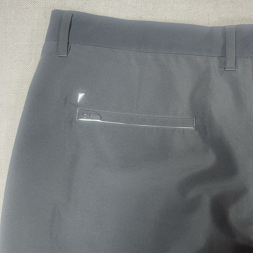 Primo Golf Shorts Mens Size 38 Gray Performance Stretch 9" Inseam Zip Pocket - Picture 9 of 12